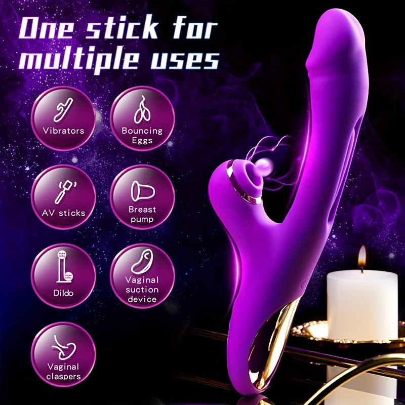 Indulge in Ultimate Pleasure with our Rechargeable Rabbit Vibrator - 7 Vibration Modes & Waterproof!
