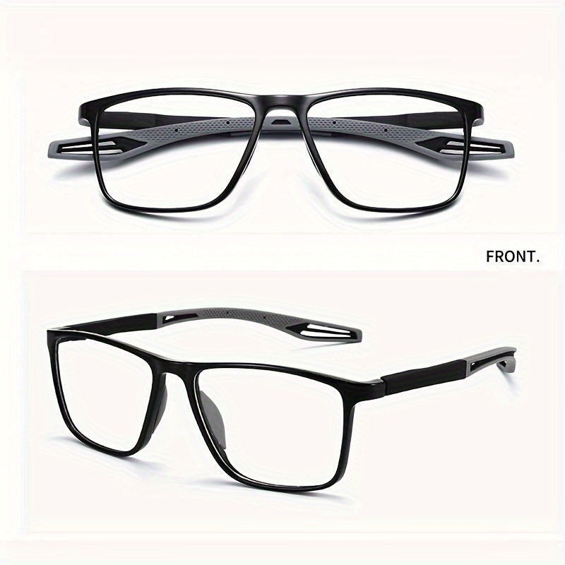 Gafas de lectura deportivas TR90, gafas ultraligeras contra la luz azul para presbicia, gafas ópticas para hombres con hipermetropía con dioptrías hasta +4,0
