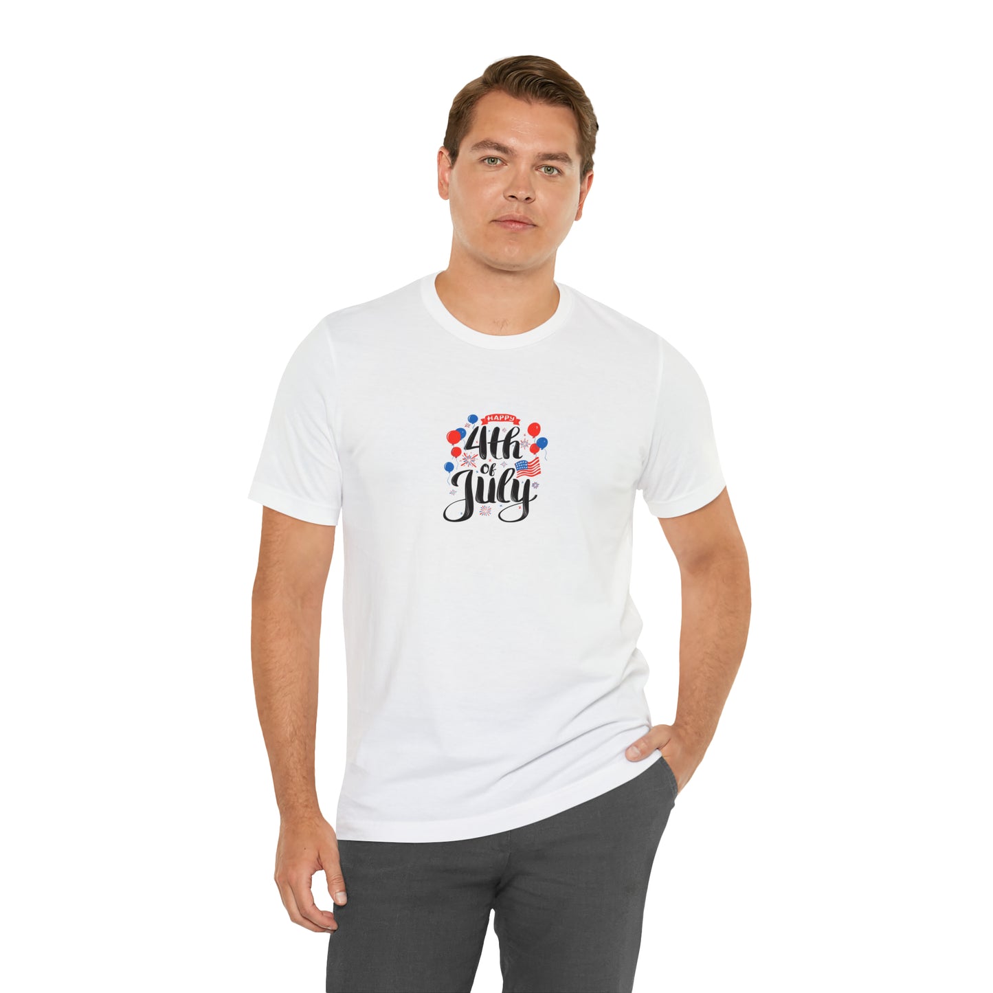 Camiseta de manga corta de punto unisex