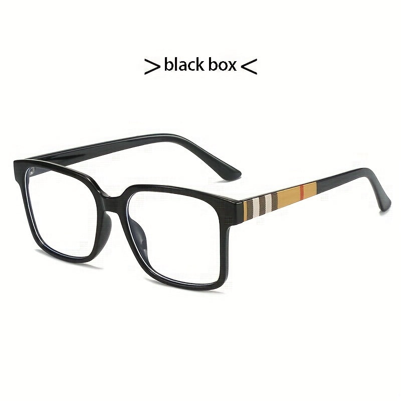1pza Gafas Cuadradas Clásicas TR90 Para Hombres Y Mujeres