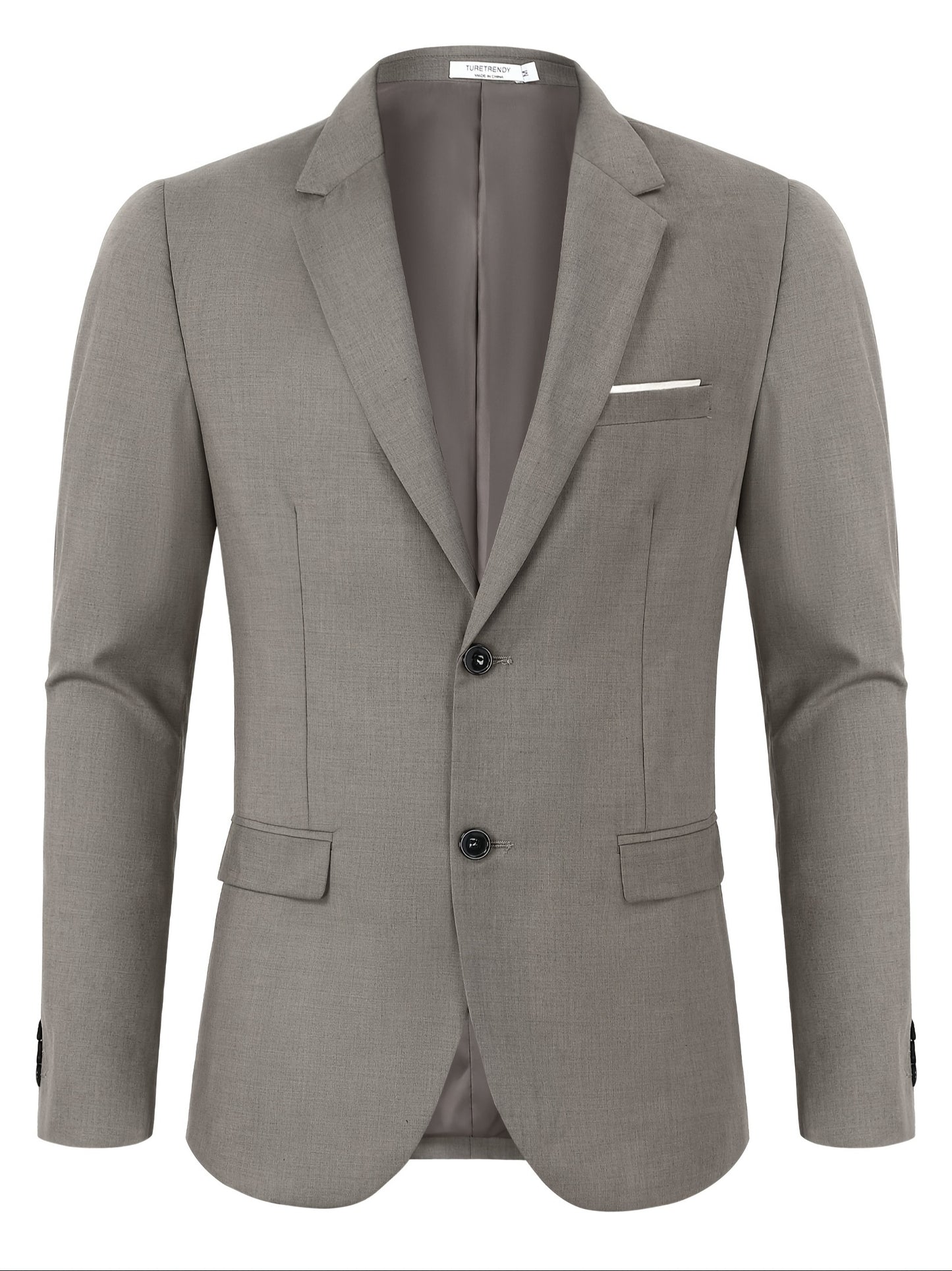 Chaqueta deportiva casual de hombre, ligera y elegante, con dos botones para negocios