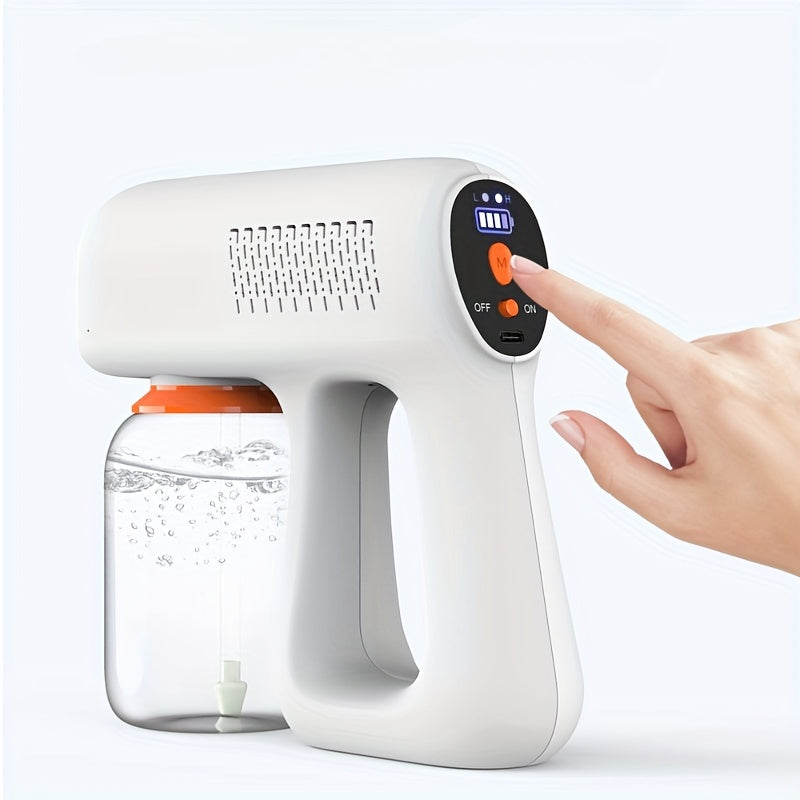 Elimina los gérmenes con la Pistola de Pulverización Nano Spray Gun recargable por USB