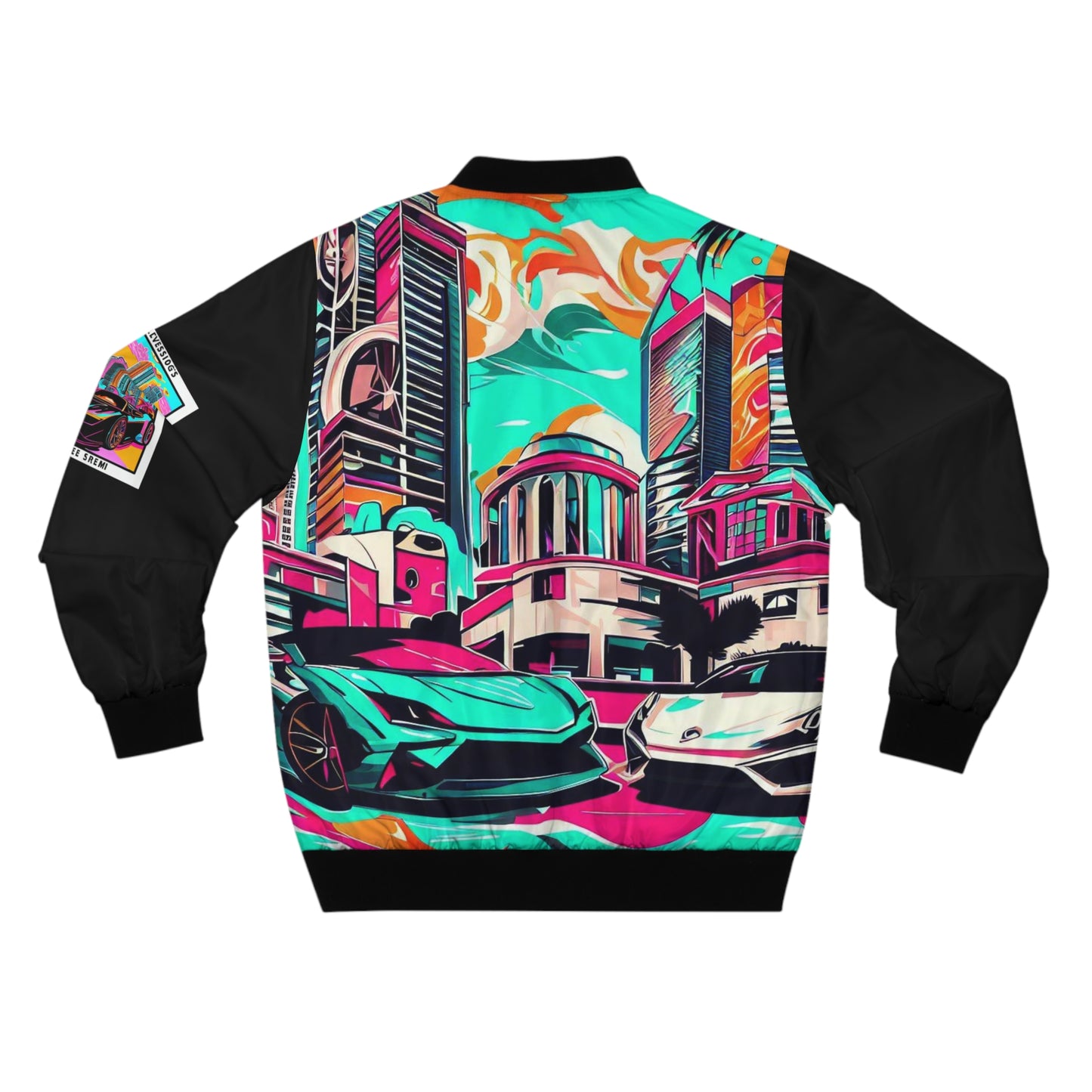 Chaqueta bomber para hombre (AOP)