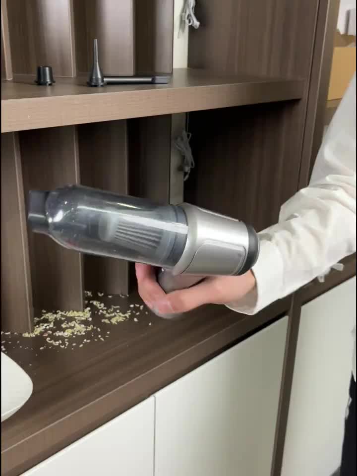 Effortlessly Clean Any Mess with our Ultimate Handheld Vacuum - High-Suction, Wireless, USB Charging, Pet Hair Cleaner. Limited Time Offer!