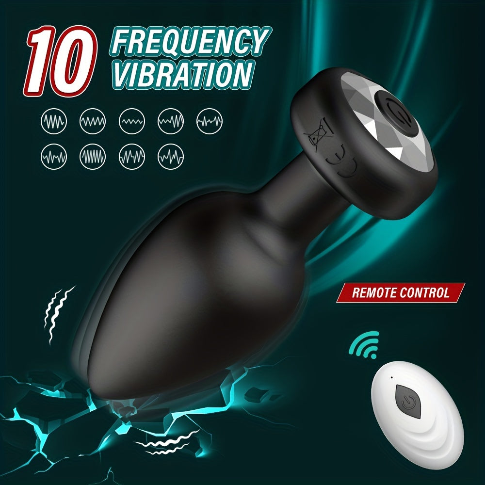 Upgrade Your Pleasure Game with Our Rechargeable Wireless Anal Plug - Perfect for Couples!