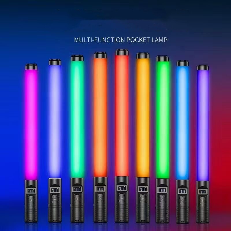 Photography Dimmable Hand-held RGB LED Selfie Fill Light Phone Camera Lamp For Makeup Video Live Studio Youtube Volg Aro De Luz