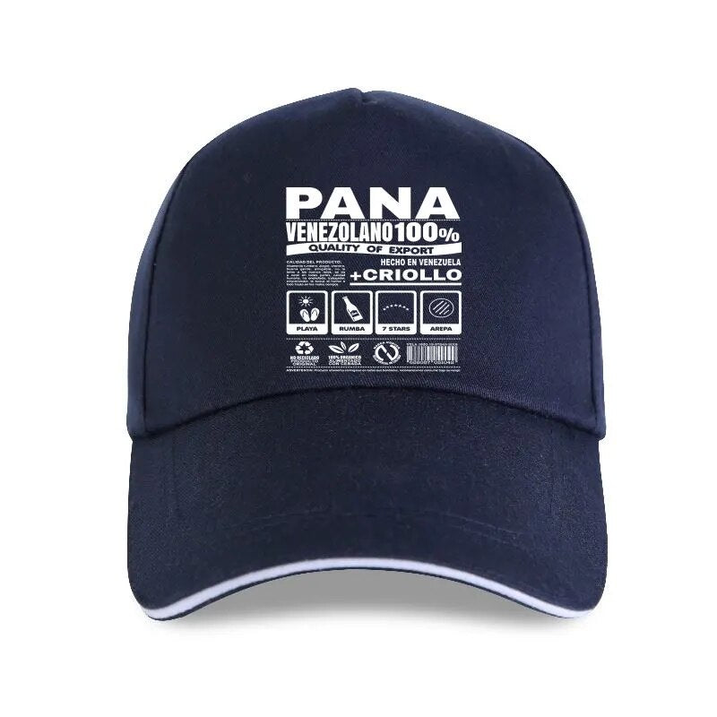 new cap hat Mens Pana Venezolano Funny Venezuela Baseball Cap Printed Summer Style Male Harajuku Top Fitness Brand 017773