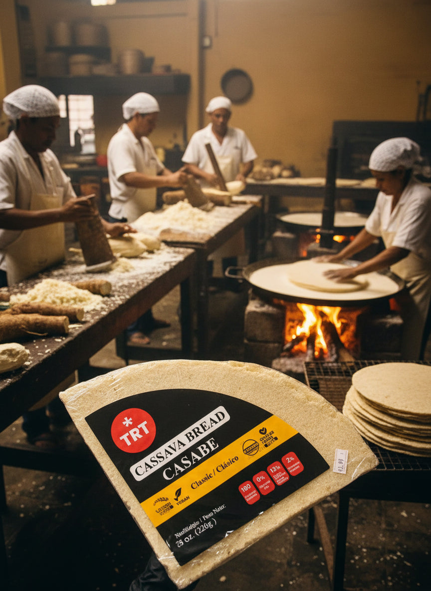 Casabe tradicional venezolano de yuca organic