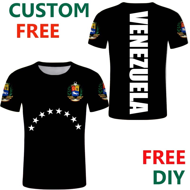 Venezuela Halloween Exclusive T-shirt Venezuela Flag T-Shirt Oversized T Shirt Short Sleeve Tee Casual Fashion Streetwear Blouse