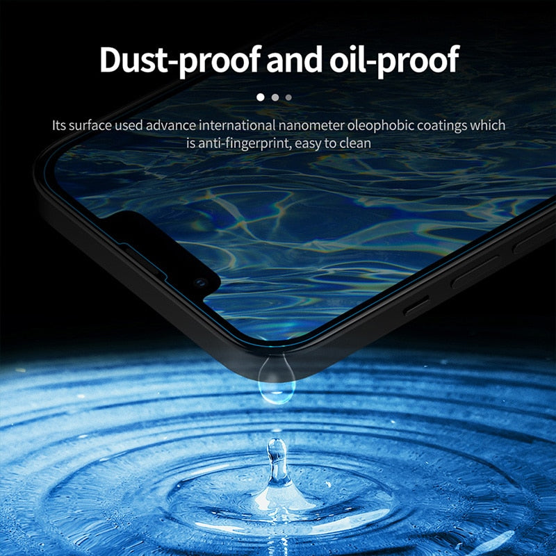 4PCS Tempered Glass for iPhone 11 12 13 14 Pro XR X XS Max Screen Protector on for iPhone 12 Pro Max Mini 7 8 6 6S Plus SE Glass