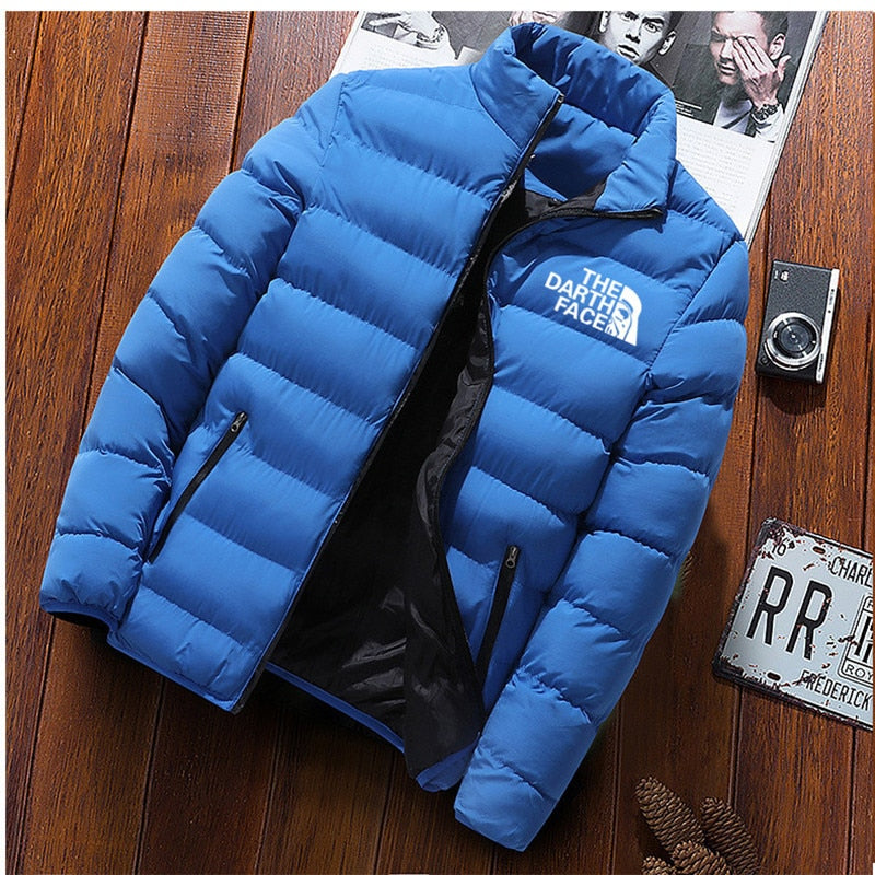2023 Men's Fashion Autumn/Winter Jacket Men's Collar Parker Men's Jacket Zipper Filled Men's Jacket