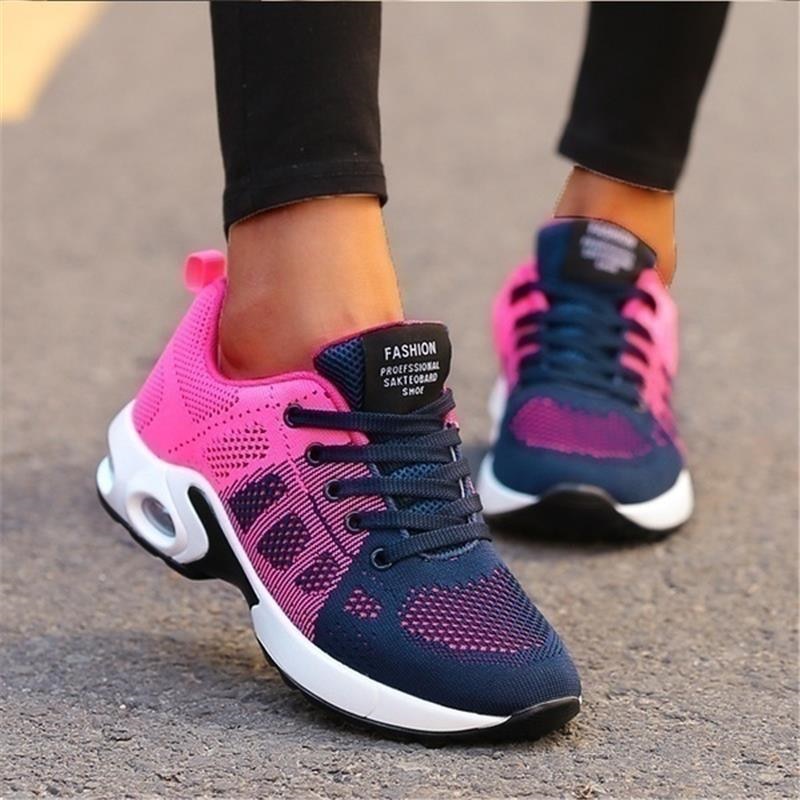 2022 Summer Women Shoes Breathable Mesh Outdoor Light Weight Sports Shoes Casual Walking Sneakers Tenis Feminino Zapatos Mujer
