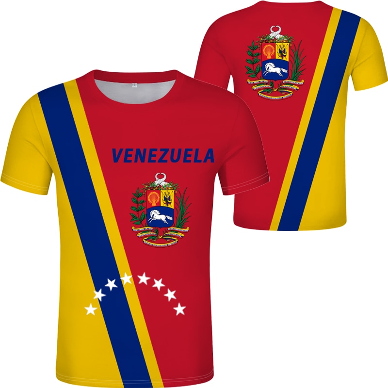 Venezuela Halloween Exclusive T-shirt Venezuela Flag T-Shirt Oversized T Shirt Short Sleeve Tee Casual Fashion Streetwear Blouse