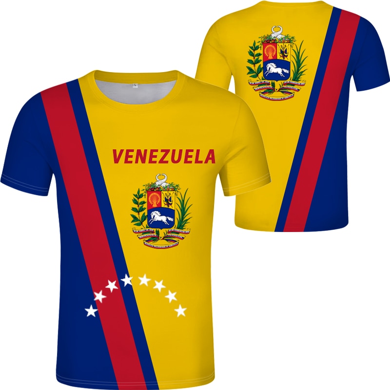 Venezuela Halloween Exclusive T-shirt Venezuela Flag T-Shirt Oversized T Shirt Short Sleeve Tee Casual Fashion Streetwear Blouse