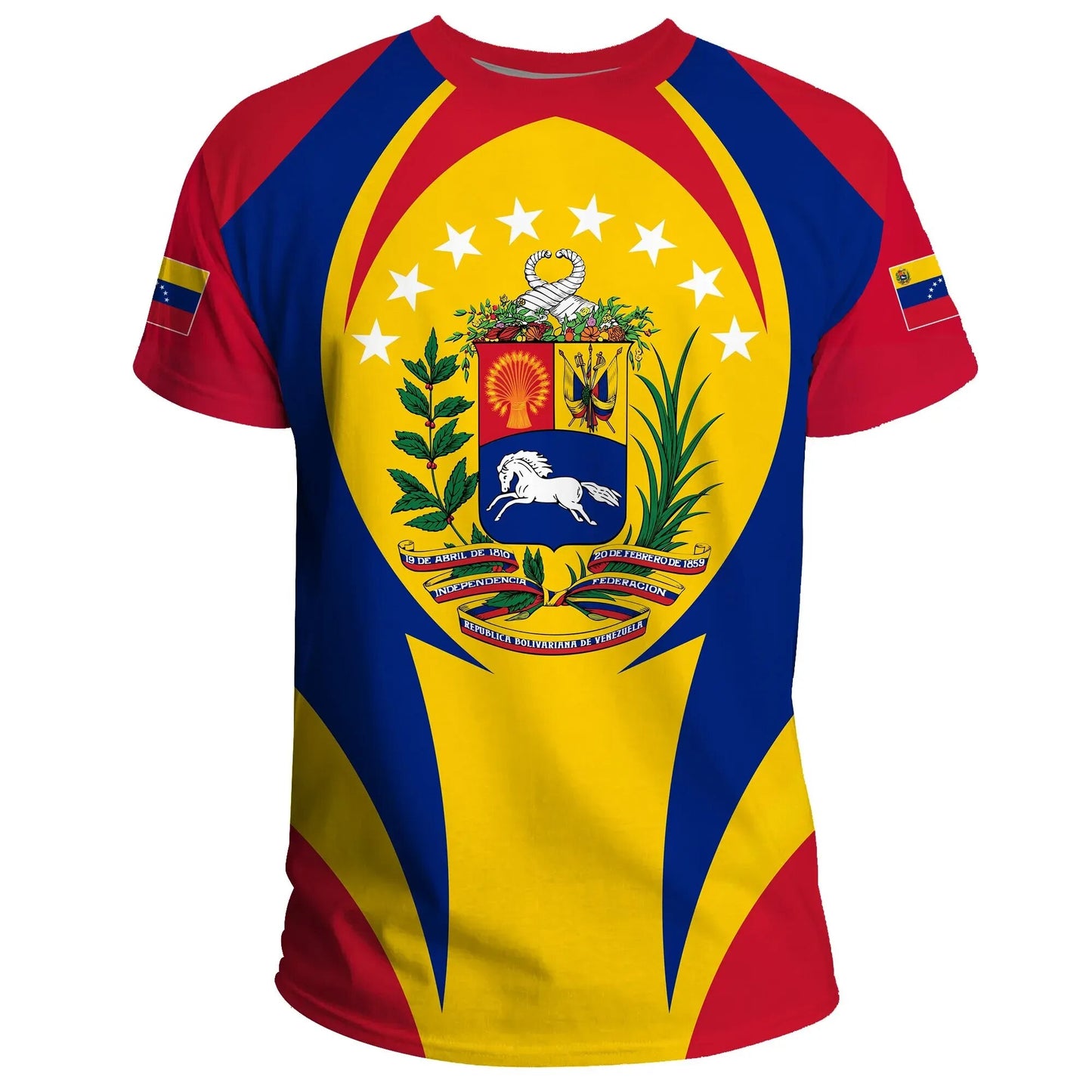 Venezuela Halloween Exclusive T-shirt Venezuela Flag T-Shirt Oversized T Shirt Short Sleeve Tee Casual Fashion Streetwear Blouse