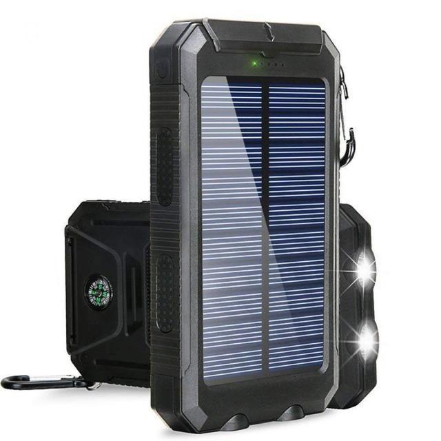 80000mAh portable solar battery pack charging Poverbank three proof external battery charger Strong LDE light, suitable for Xiao