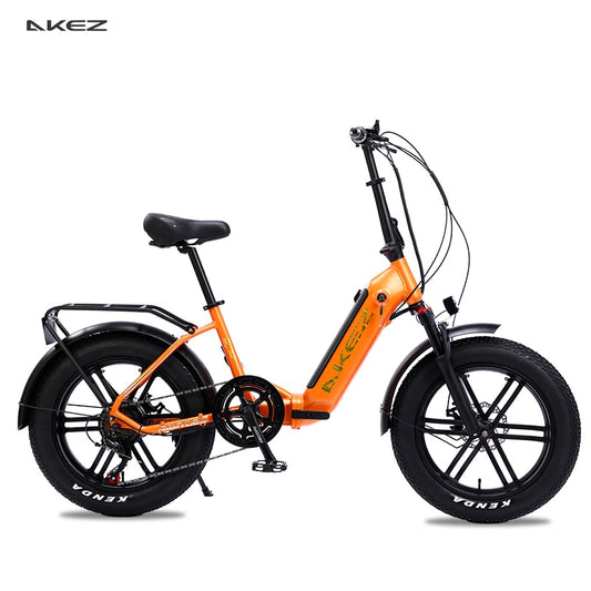 Folding electric bicycle 48V750W high-power electric bicycle women's electric bicycle motorcycle rough tire electric bicycle