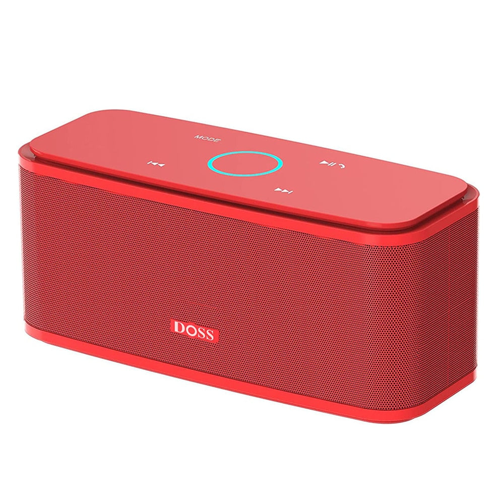 DOSS SoundBox Wireless Bluetooth Speaker TWS Touch Control IPX5 Waterproof Mini Portable Sound Box Stereo Bass Computer Speakers