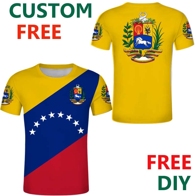 Venezuela Halloween Exclusive T-shirt Venezuela Flag T-Shirt Oversized T Shirt Short Sleeve Tee Casual Fashion Streetwear Blouse