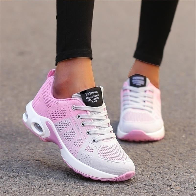 2022 Summer Women Shoes Breathable Mesh Outdoor Light Weight Sports Shoes Casual Walking Sneakers Tenis Feminino Zapatos Mujer