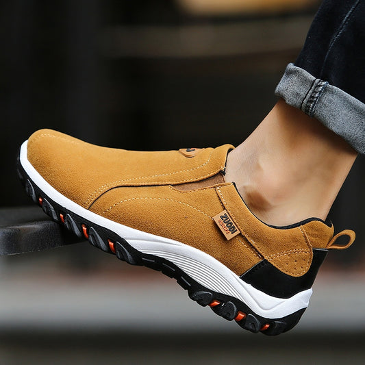 New Men's Casual Sneakers Outdoor Light Slip on Walking Shoes for Men Loafers Breathable Flat Shoes Male Footwear Plus Size 48