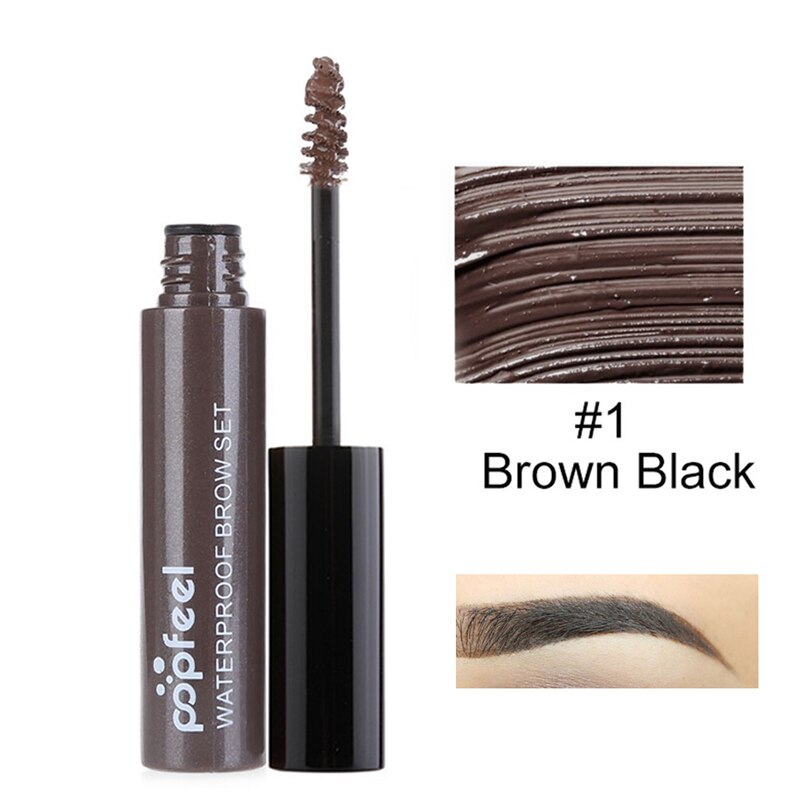 New Makeup Eye Brow Gel Coffee Black Brown Paint Eyebrows Gel Waterproof Eyebrow Tint Mascaras Kit Sobrancelha Fashion