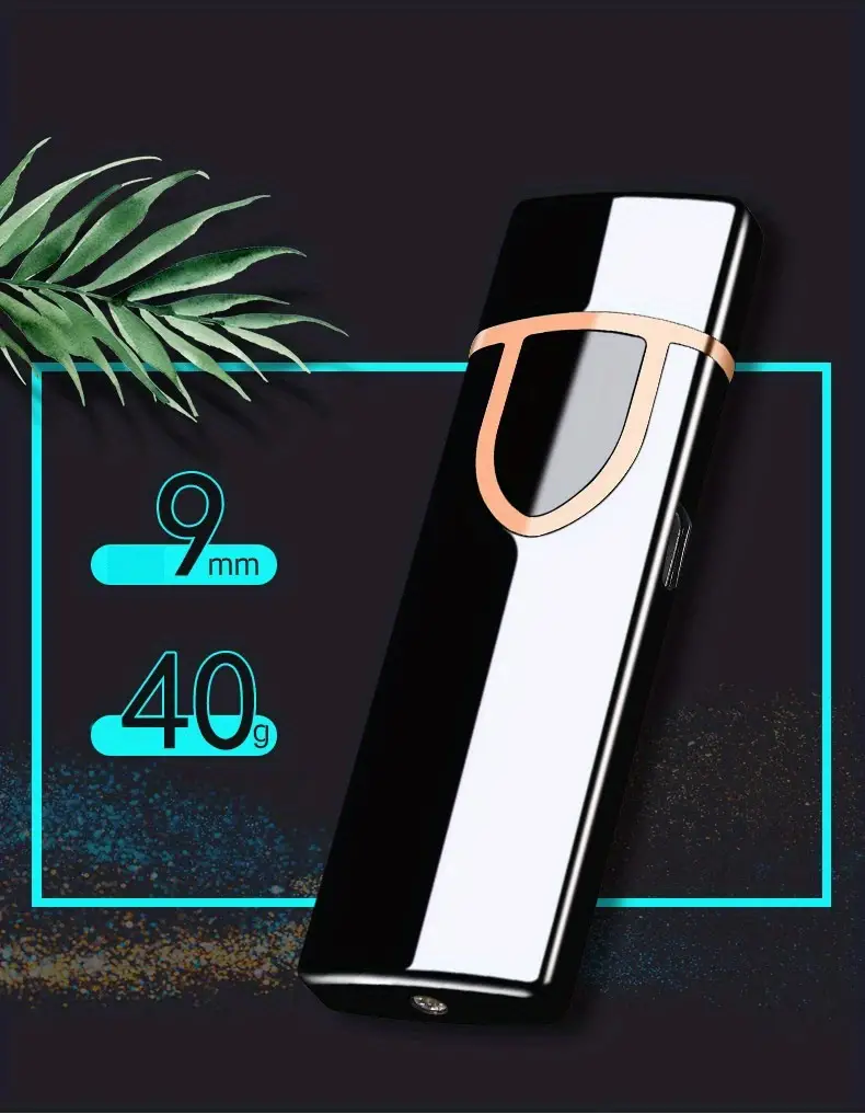 Rechargeable Use Windproof Lighter, Double-sided Cigarette Lighter, Small And Light Flamel