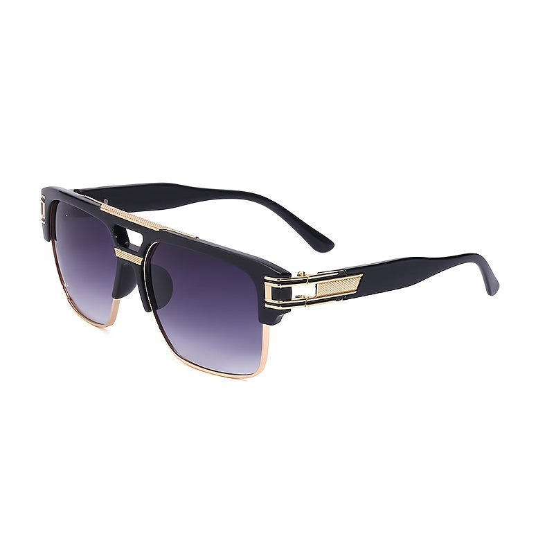 1pc Gafas De Sol De Gran Marco Para Pesca Y Conducción Al Aire Libre Para Hombres
