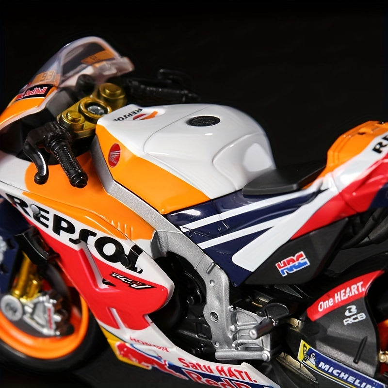 Maisto 1:18 2021GP Racing Repsol Honda Team: Marc Márquez #93 y Pol ESPARGARO Modelo de motocicleta de aleación: ¡un regalo inolvidable para los fanáticos de Moto GP! Navidad, Halloween, regalos de Acción de Gracias.
