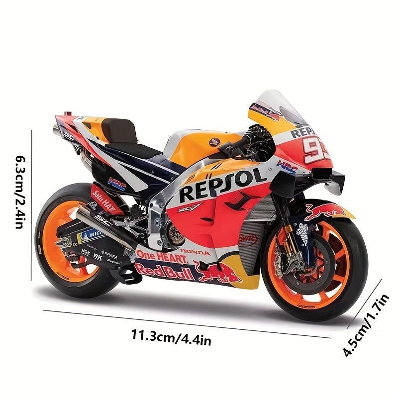 Maisto 1:18 2021GP Racing Repsol Honda Team: Marc Márquez #93 y Pol ESPARGARO Modelo de motocicleta de aleación: ¡un regalo inolvidable para los fanáticos de Moto GP! Navidad, Halloween, regalos de Acción de Gracias.