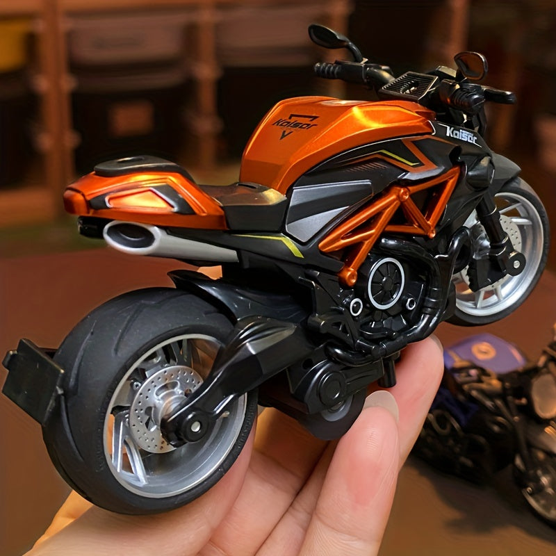 Juguete De Motocicleta De Aleación Fundida A Presión, Motocicleta Extraíble Con Sonidos Y Luces 1:12, Coches De Juguete Para Niños Con Fricción, Juguetes De Motocicleta, Regalo Para Niños O Niñas, Cumpleaños, Navidad