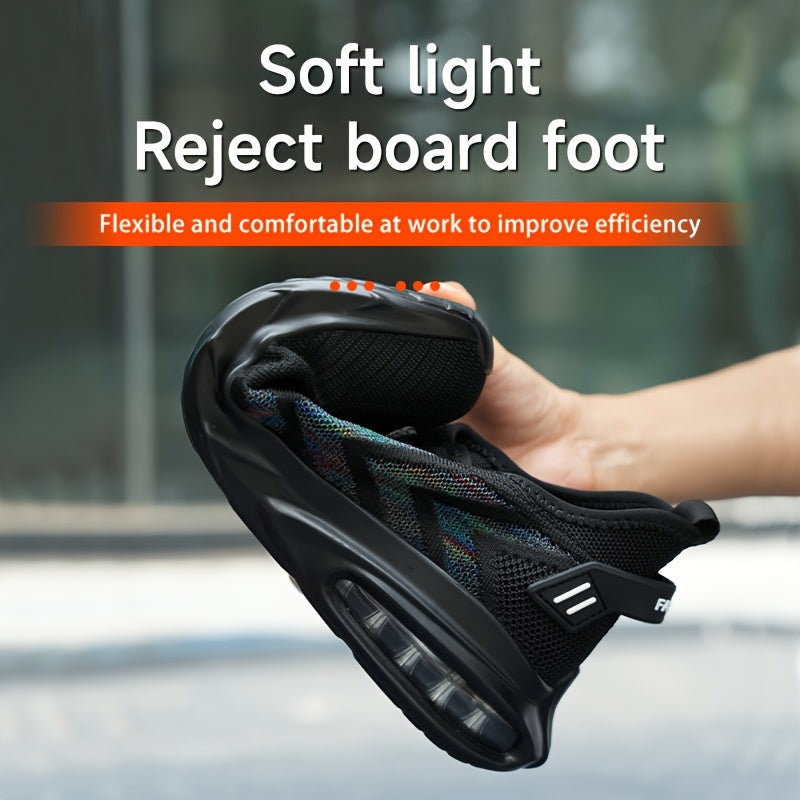 Zapatos de Seguridad con Punta de Acero para Hombres y Mujeres - Transpirables y Ligeros para Taller y Fábrica