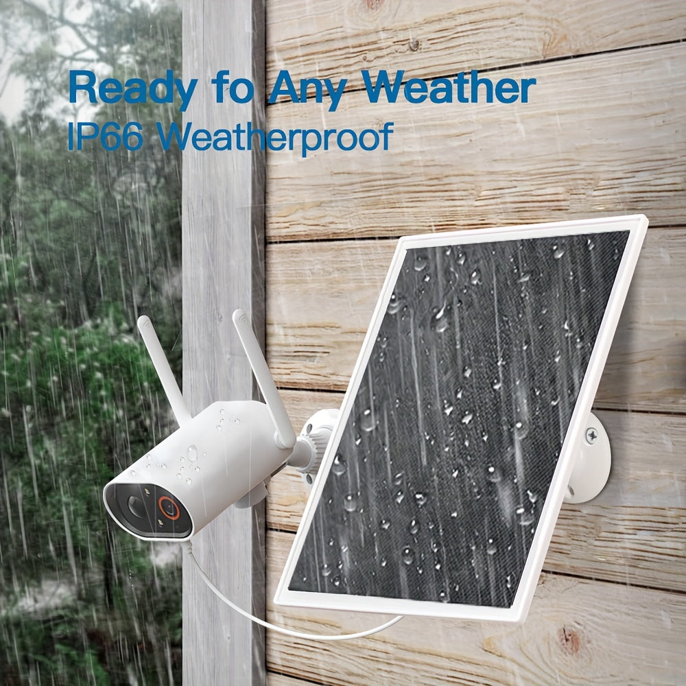 Upgrade Your Security with Our Solar Panel - Wireless Charging - Waterproof - 5V10W Energy Generation