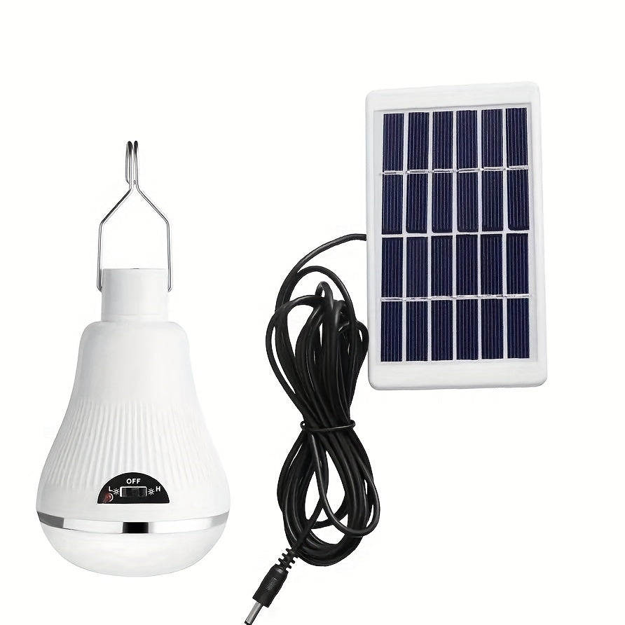 1pc / 2pcs Bombillas LED Solares, Linterna Recargable Colgante Portátil Para Exteriores De 20 LED, Para Iluminación De Gallinero En El Mercado Nocturno Para Acampar Al Aire Libre