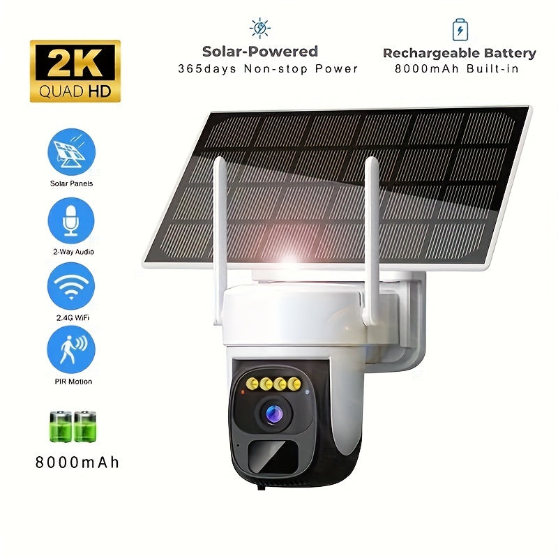 Protect Your Home with Our 5MP Solar Wireless Security Camera - Limited Time Offer!