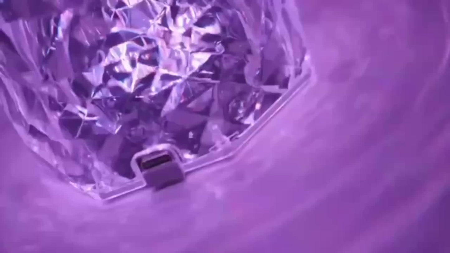 16 Colores Cambiantes RGB LED Rosa Lámpara Táctil - Perfecta Para Bar, Dormitorio, Regalo Para Amante - Control Remoto Y Táctil, Carga Y Alimentación USB