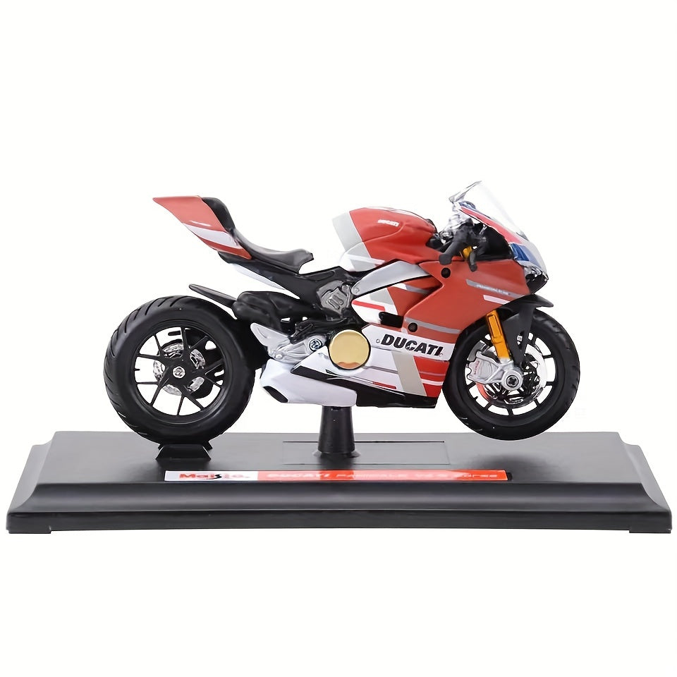 Maisto 1:18 Ducati Panigale V4 S Corse Vehículos estáticos fundidos a presión Pasatiempos coleccionables Modelo de motocicleta Juguetes Navidad, Halloween, regalos de Acción de Gracias