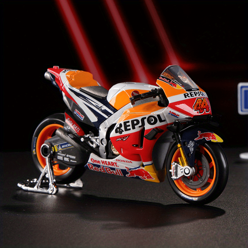Maisto 1:18 2021GP Racing Repsol Honda Team: Marc Márquez #93 y Pol ESPARGARO Modelo de motocicleta de aleación: ¡un regalo inolvidable para los fanáticos de Moto GP! Navidad, Halloween, regalos de Acción de Gracias.