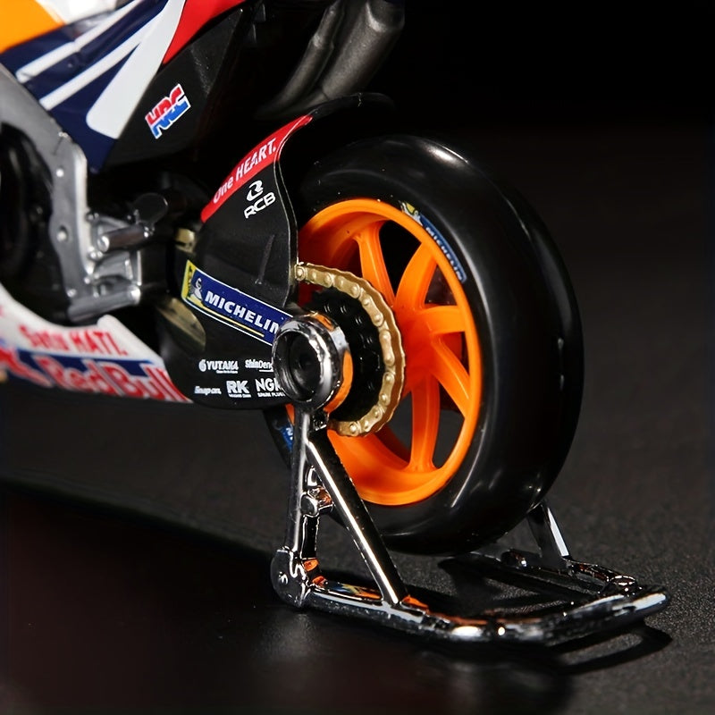 Maisto 1:18 2021GP Racing Repsol Honda Team: Marc Márquez #93 y Pol ESPARGARO Modelo de motocicleta de aleación: ¡un regalo inolvidable para los fanáticos de Moto GP! Navidad, Halloween, regalos de Acción de Gracias.