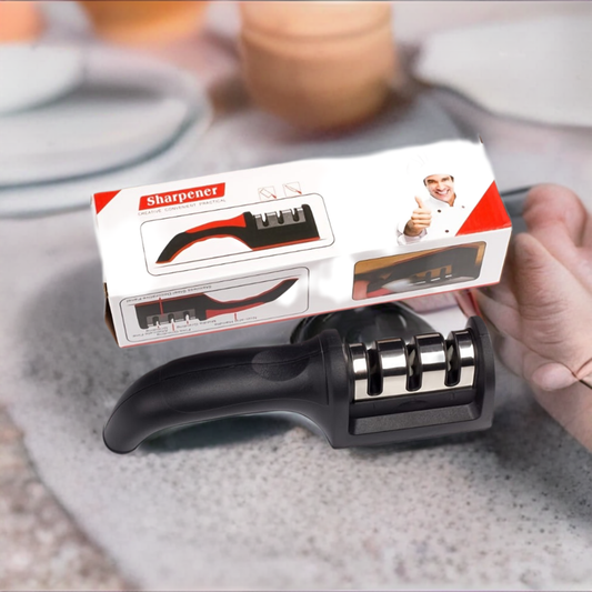 1 Afilador De Cuchillos Multifuncional Portátil Con Mango