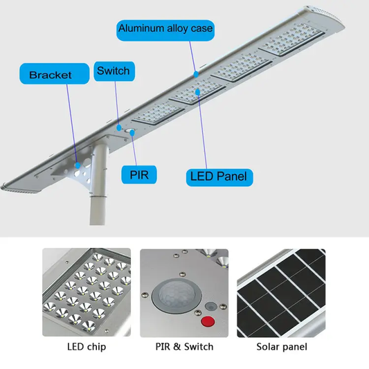 igh power outdoor motion sensor 80w 100w solar led led street light