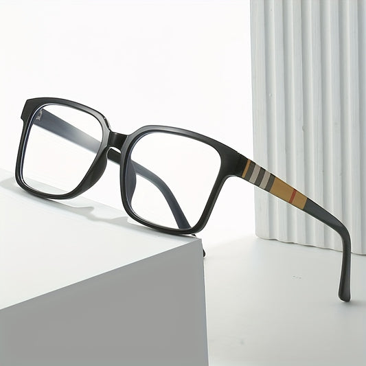 1pza Gafas Cuadradas Clásicas TR90 Para Hombres Y Mujeres