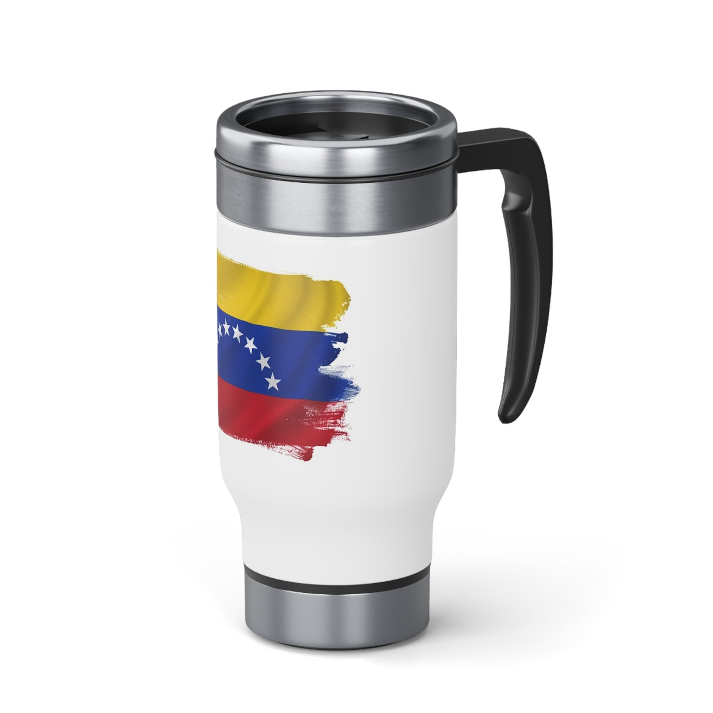 Stainless Steel Travel Mug with Handle, 14oz