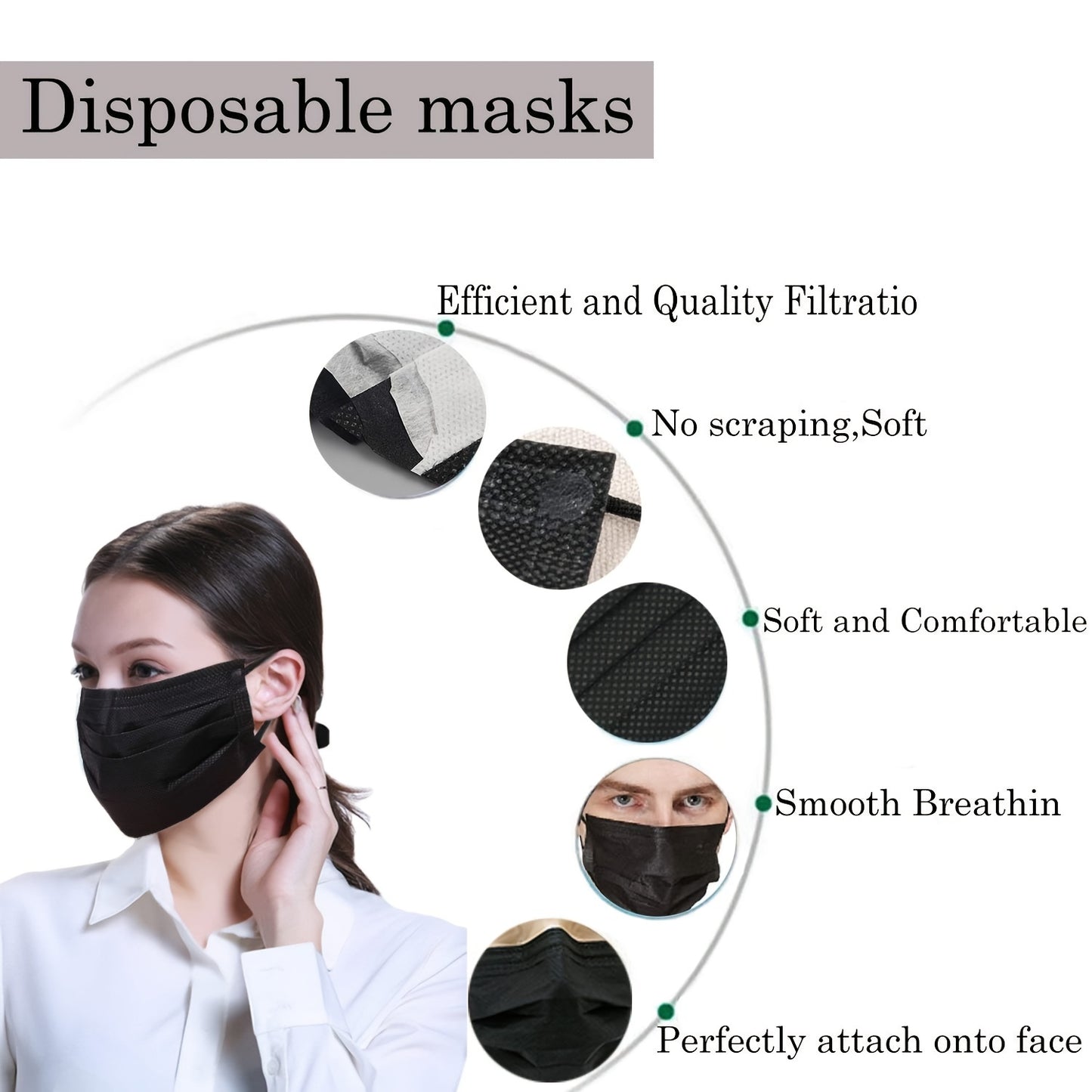 Upgrade Your Mask Game with Comfort-Flex Disposable Masks - Limited Time Offer!