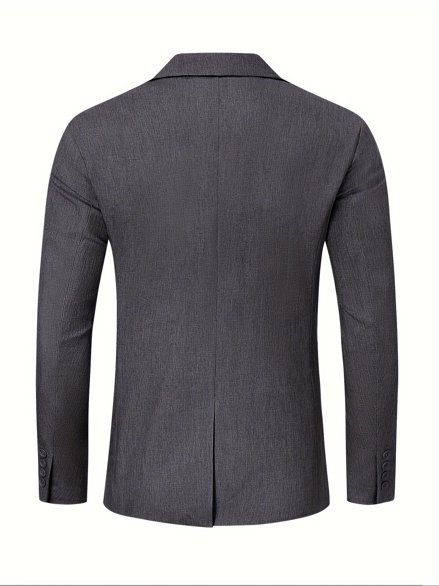 Blazers casuales ligeros para hombre, chaquetas deportivas, trajes de corte regular, chaquetas de dos botones