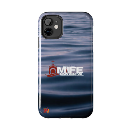 Tough Phone Case — MFE Main Campus Navy Wave Protective Cover
