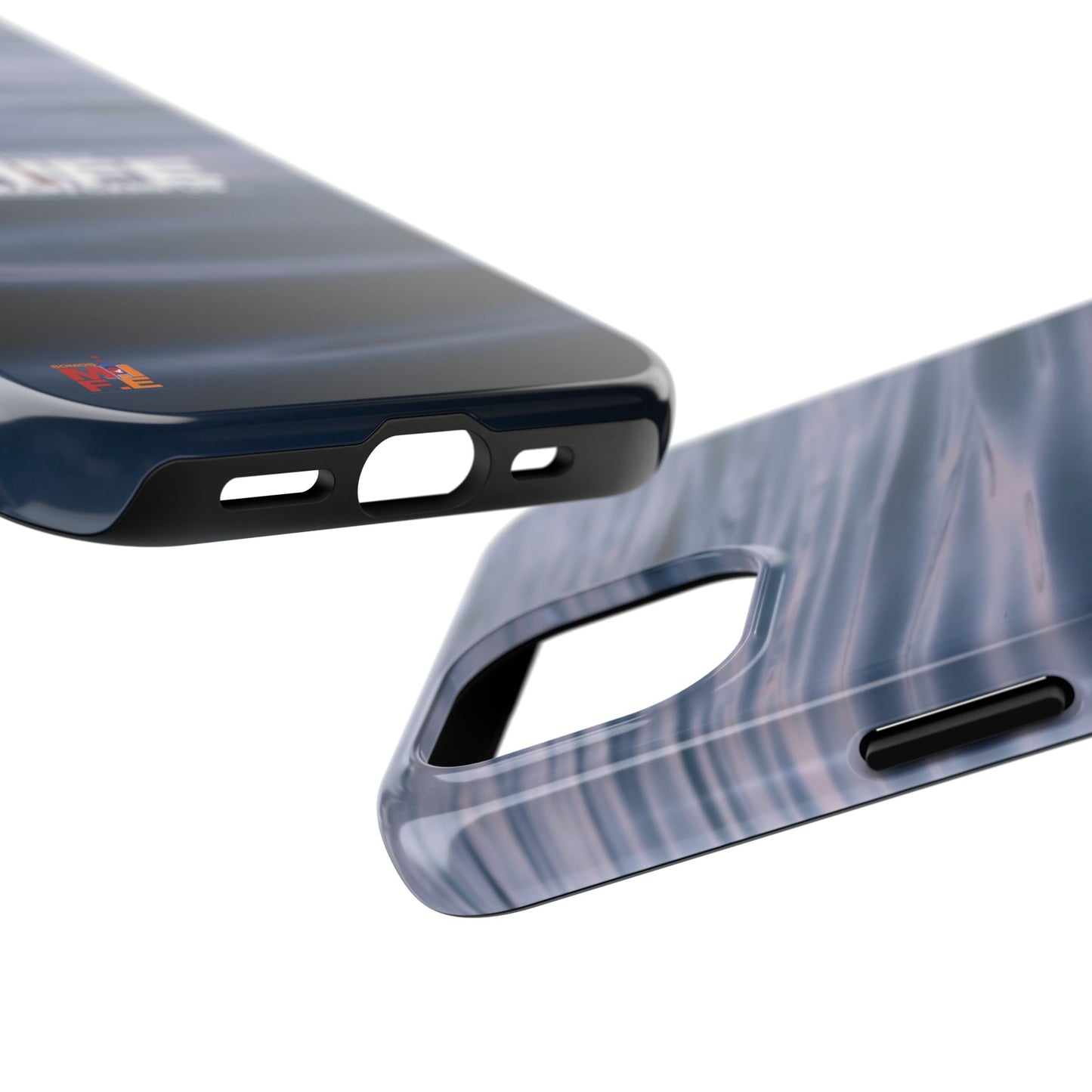 Tough Phone Case — MFE Main Campus Navy Wave Protective Cover