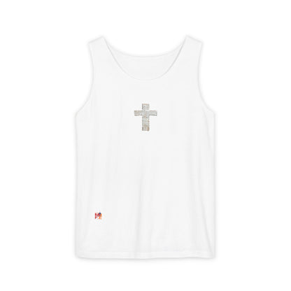Faith Cross Tank Top — Minimal Christian Graphic Tank