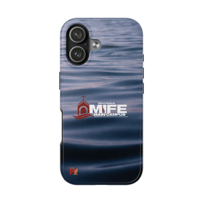 Tough Phone Case — MFE Main Campus Navy Wave Protective Cover