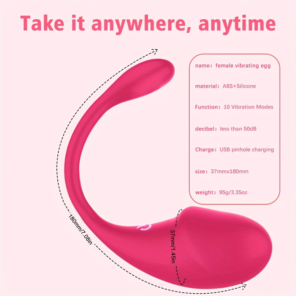 1pc Vibrador Portátil Inalámbrico Con Control Remoto De Aplicación Vibrador De Punto G Para Mujeres Dildo Wear Huevo Vibrante Clit Bragas Femeninas Juguetes Sexuales Para Adultos